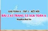Bài 2.43 SGK Toán 6 tập 1 Kết nối tri thức